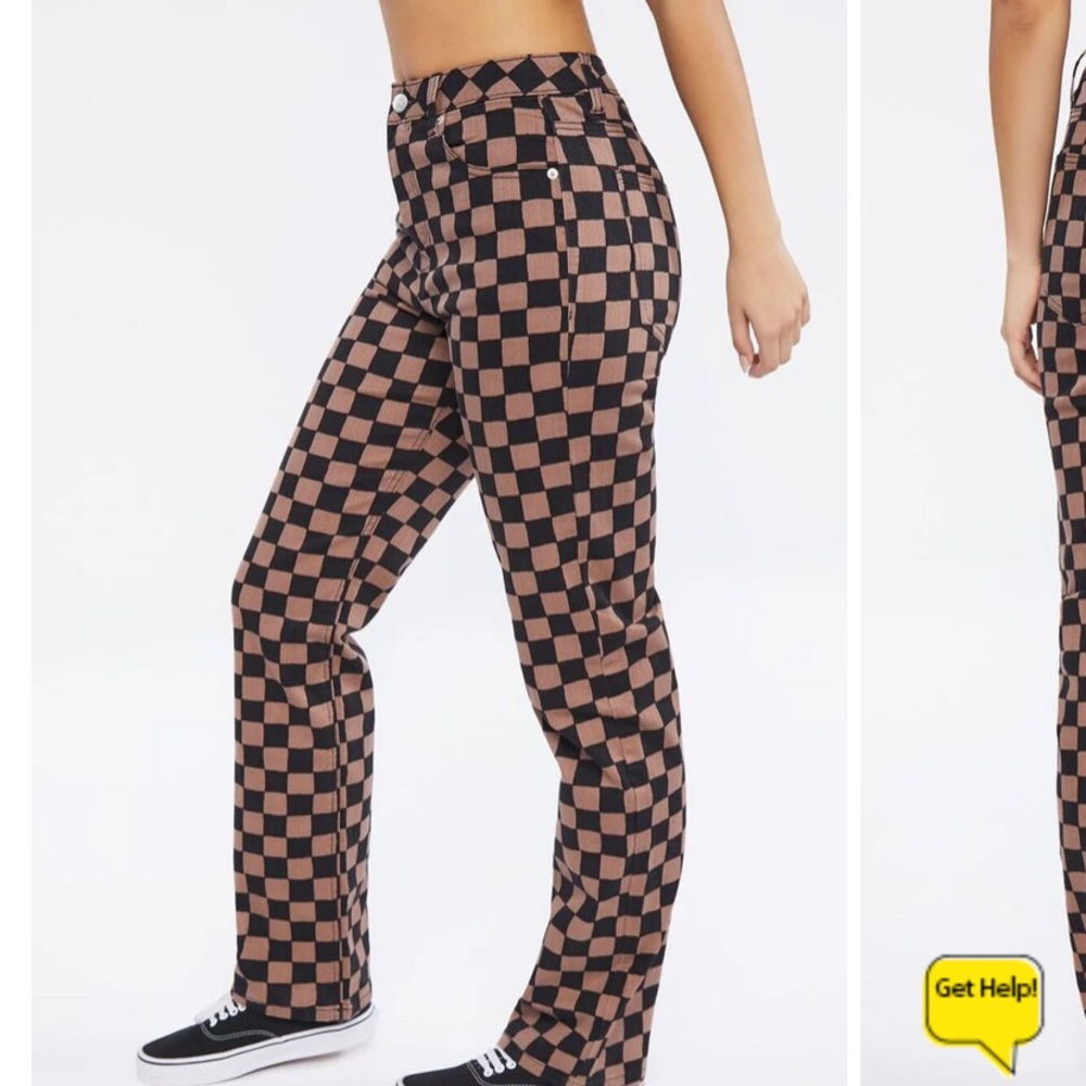 Checkered jeans - Picture 4 of 5